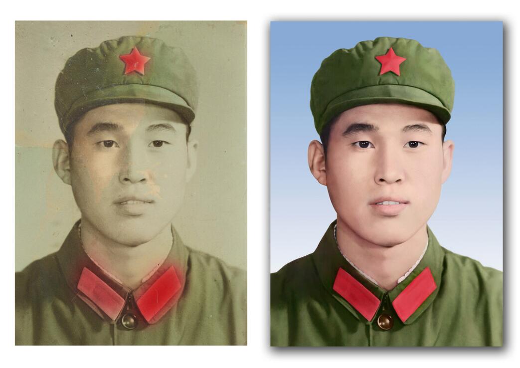 安图破损照片修复-18